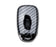 Carbon Fiber Pattern Smart KeyFob Shell w/Black Silicone Keypad Button For Chevy