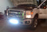 Strobe Function Lower Grill LED Ligth Bar w/ Bracket Wire For 11-16 Ford F250...