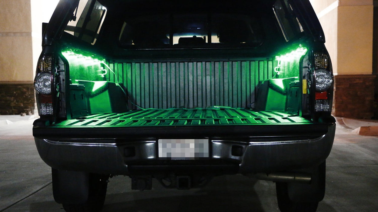 8pcs RGB Multi-Color Truck Bed Cargo Area LED Lighting Kit w/ Wireless Remote