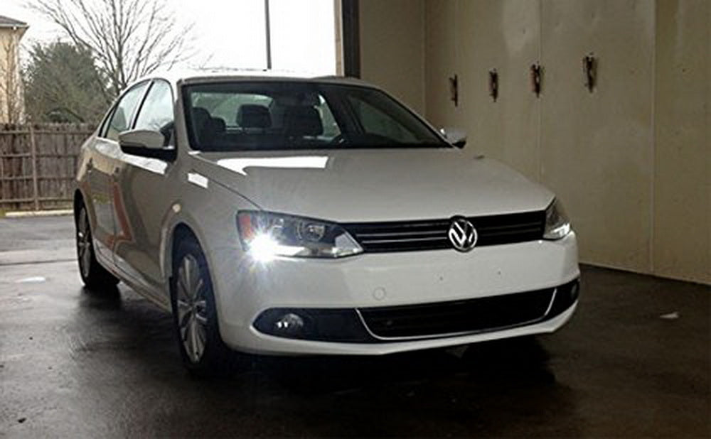 CANbus HID White Reflector LED Bulbs for Volkswagen MK6 Jetta Daytime DRL Lights