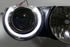 S-MAX Style White LED Halo Ring Angel Eye Shrouds For 3" H1 Headlamp Projectors