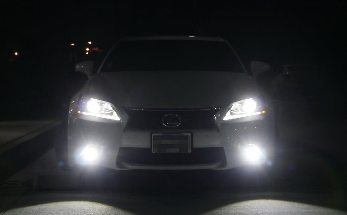 Lexus F-Sport Style White 15W LED Fog Light Kit For 13-15 GS350 GS460 GS450h GS