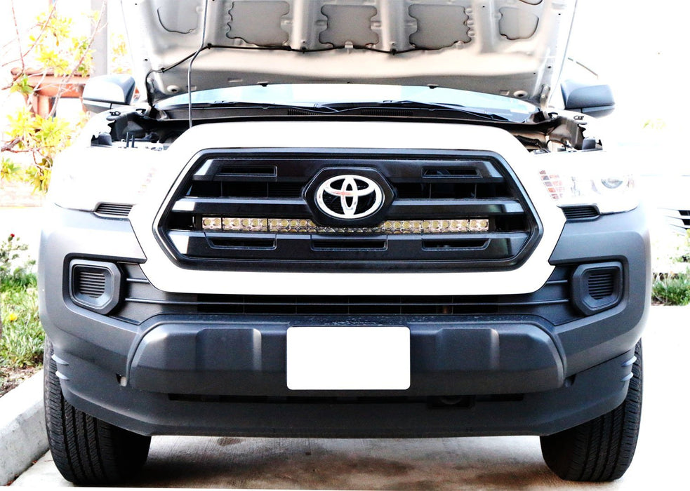 180W 30" LED Light Bar w/ Behind Grill Bracket, Wirings For 16-up Toyota Tacoma