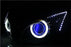 v2. Blue Demon Eyes LED Modules For Car Bike Headlights Projector Retrofit DIY