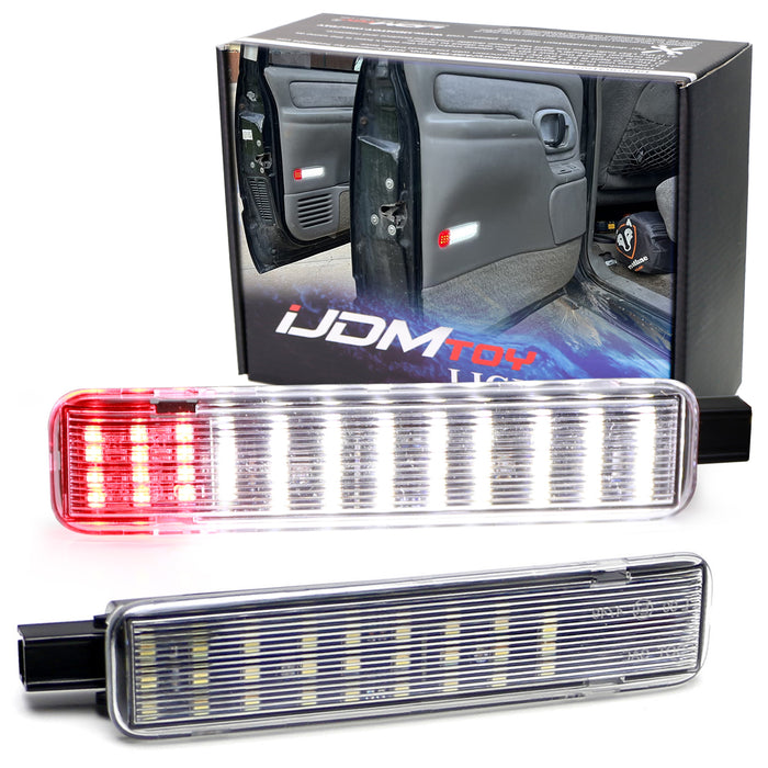 White/Red LED Side Door Courtesy Lights For GM Escalade Silverado Suburban Yukon