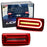 Red Lens 19' G-Class Style Full LED Sequential Taillamps For 99-18 W463 G-Wagon