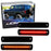 (4) Smoked Amber/Red Full LED Strip Side Markers For 1973-79 Ford Bronco F-Truck