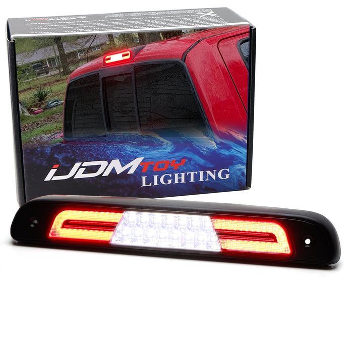 Smoked Double C-Ring Full LED High Mount Third Brake Lamp For 99-16 F250, Ranger