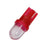 (10) Red 1-LED 168 175 194 2825 W5W T10 LED Bulbs For Car Interior Lights, etc