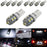 White 10-SMD 168 194 2825 W5W LED Replacement Bulbs For Exterior Interior Lights