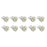 (10) 4-SMD 168 194 2825 W5W LED Replacement Bulbs For Interior Map/Dome Lights..