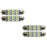 (4) Ultra Blue 9-SMD 1.72" 42mm 578 211-2 LED Bulbs For Interior Map Dome Lights