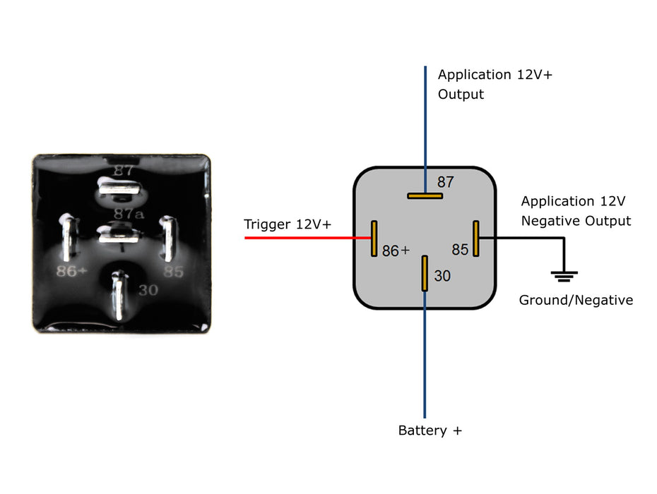 10-Second Time Delay Relay 5-Pin SPDT 12V 30A, Perfect For Automotive Lighting