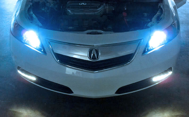 Ice Blue 9005 LED Bulbs High Beam Daytime Running Light DRL Kit For Acura Honda