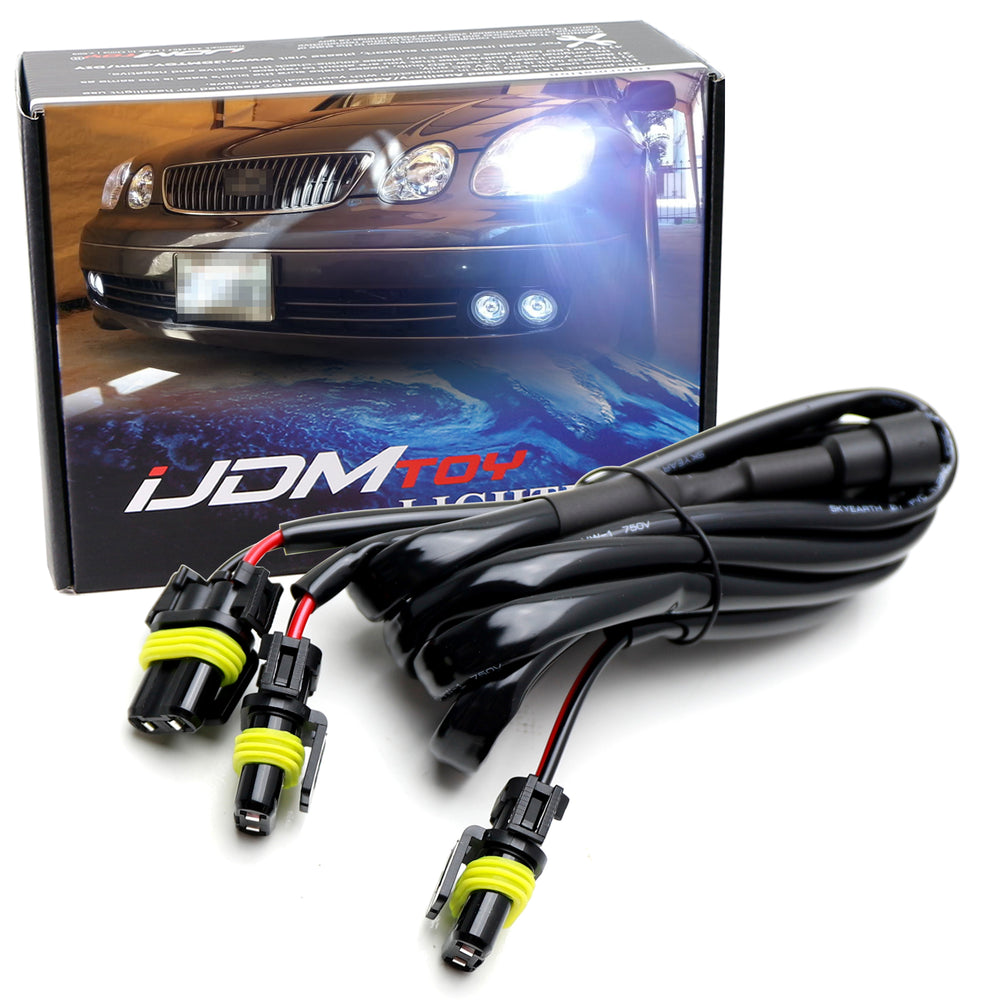 60" 3-Output 9005/H10/9006 Splitter Cable For Aux Fog, LED Pod Lights, Lightbar