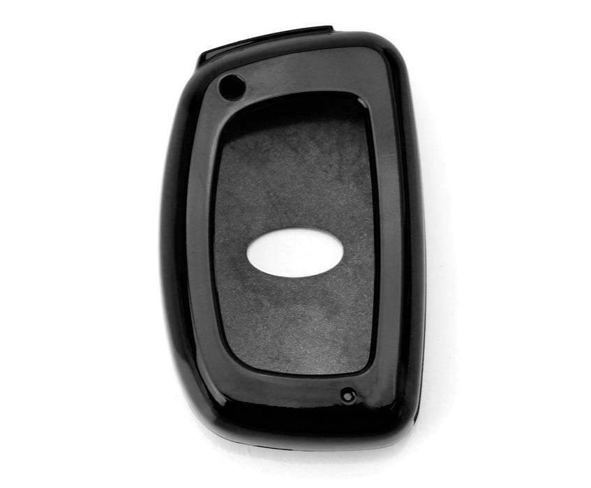 Black Exact Fit Key Fob Shell Cover For For 2014-up Hyundai Tucson Keyless Fob