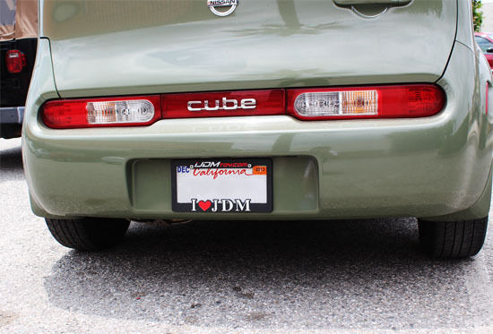 I Love JDM License Plate Frame, I Heart JDM Number Plate Frame Mount By iJDMTOY