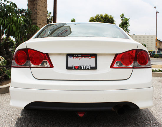 I Love JDM License Plate Frame, I Heart JDM Number Plate Frame Mount By iJDMTOY