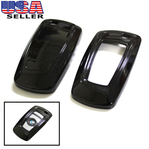 Exact Fit Glossy Black Smart Key Fob Shell For BMW 1 2 3 4 5 6 7 X3 Series