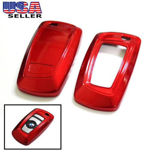 Exact Fit Glossy Red Smart Key Fob Shell For BMW 1 3 4 5 6 7 X3 Series