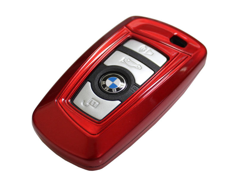 Exact Fit Glossy Red Smart Key Fob Shell For BMW 1 3 4 5 6 7 X3 Series