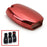 Chrome Red TPU Key Fob Case For Mercedes C E S M CLA CLK CLS SLK GLK GLA GL etc.