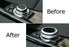 Larger Knob Cover For BMW 1 2 3 4 5 7 X Series Multimedia iDrive Button Cover