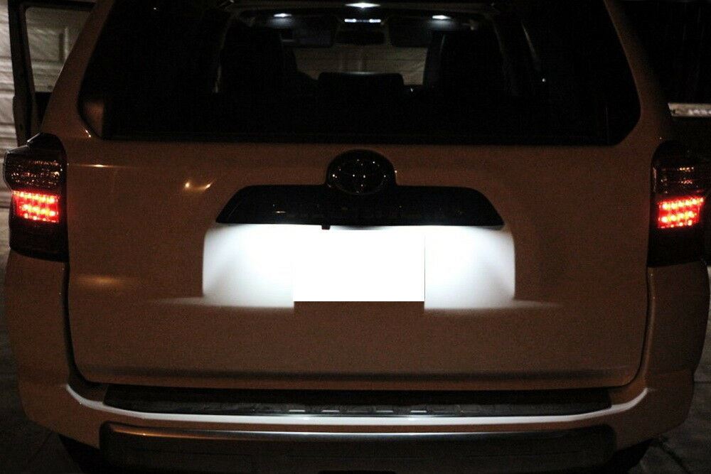 OE-Fit 3W Full White LED License Plate Light Kit For Toyota 4Runner & Sequoia