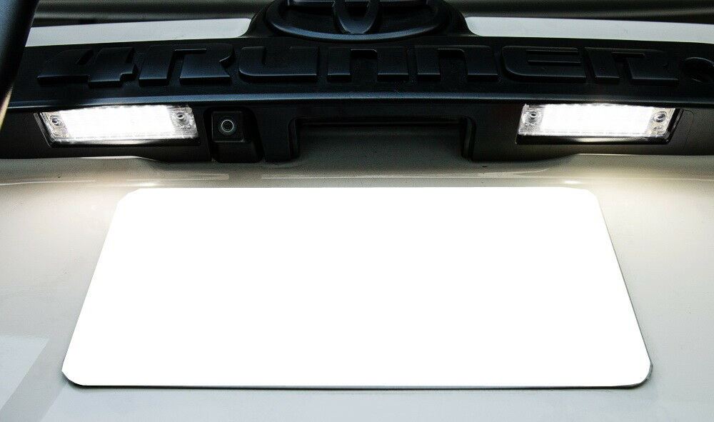 OE-Fit 3W Full White LED License Plate Light Kit For Toyota 4Runner & Sequoia