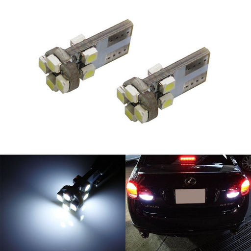 (2) White 8-SMD T10 LED Bulbs For Car Backup Reverse Lights, 912 920 921 Wedge