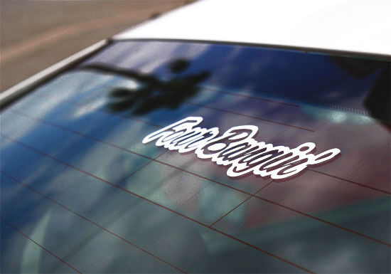 (2) Four Bangin! JDM Cool Sortaflash Hella Dope Car Vinyl Decal Stickers