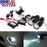 2.5" Bullet Projector Lens Fog Light Lamps + 8000K HID Kit Combo Deal w/ Wire