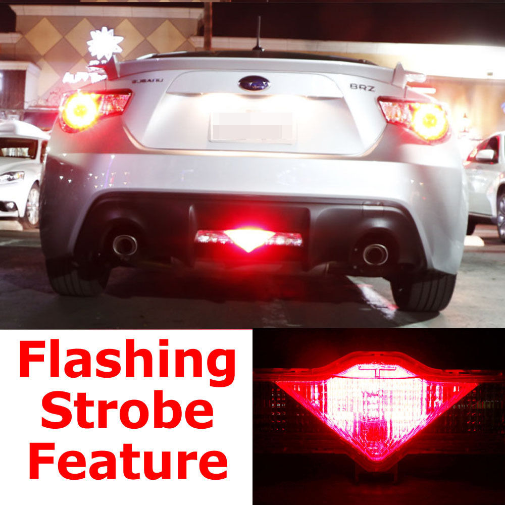 Strobe Flashing LED Rear Fog Brake Light Conversion Kit For FRS tC BRZ 370Z etc