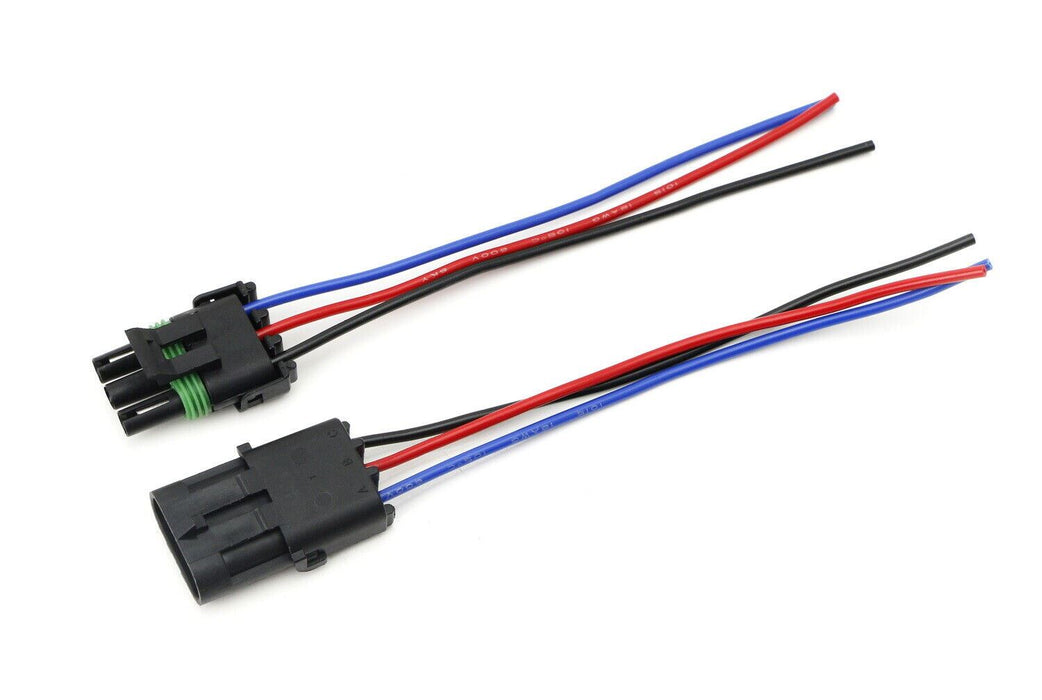 Male/male Triple Cavity Shroud 3-Pin3 Bar GM Map Sensor Connector Plug w/6" Wire