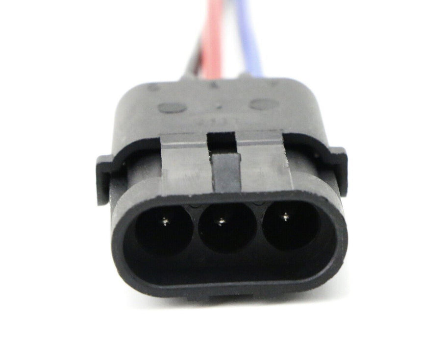 Male/male Triple Cavity Shroud 3-Pin3 Bar GM Map Sensor Connector Plug w/6" Wire