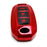 Gloss Red Full Coverage TPU Key Fob Case For Infiniti Q50 Q60 QX50 QX60 Car Key