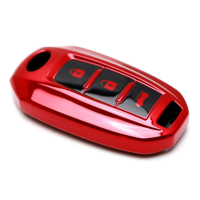 Gloss Red Full Coverage TPU Key Fob Case For Infiniti Q50 Q60 QX50 QX60 Car Key