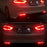 Red Lens Fluid Style LED Bumper Reflector Tail Lights For 2013-up Ford Fusion