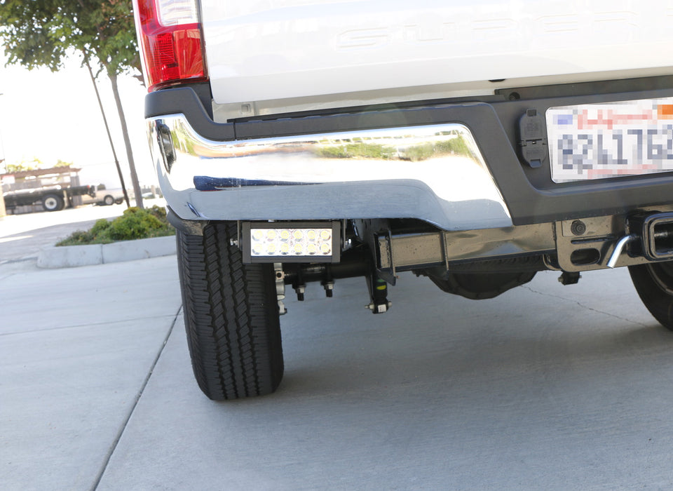 High Power LED Light Bars w/ Rear Bumper Mount Brackets For 11-up Ford F250 F350