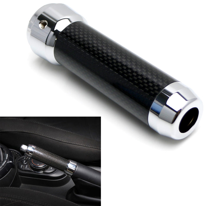 Black Real Carbon Fiber Handbrake Handle Grip For Gen3 MINI Cooper F55 F56 F57..