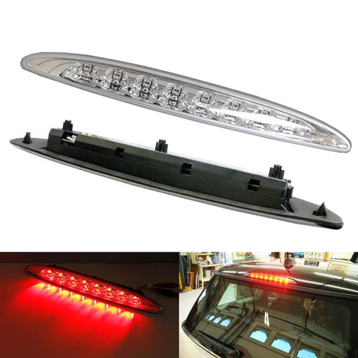 Clear Lens Red 8-LED High Mount 3rd Brake Light For 02-06 First Gen MINI Cooper