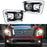 Open Box Clear Lens Fog Light Kit w/ Bezel Covers Wiring For 17-19 Nissan Titan