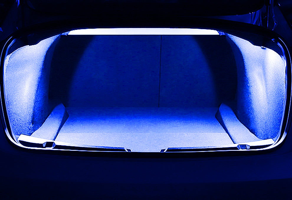 Blue Super Bright Full LED Door/Footwell/Glove Box/Trunk Lamps For Tesla 3 Y X S