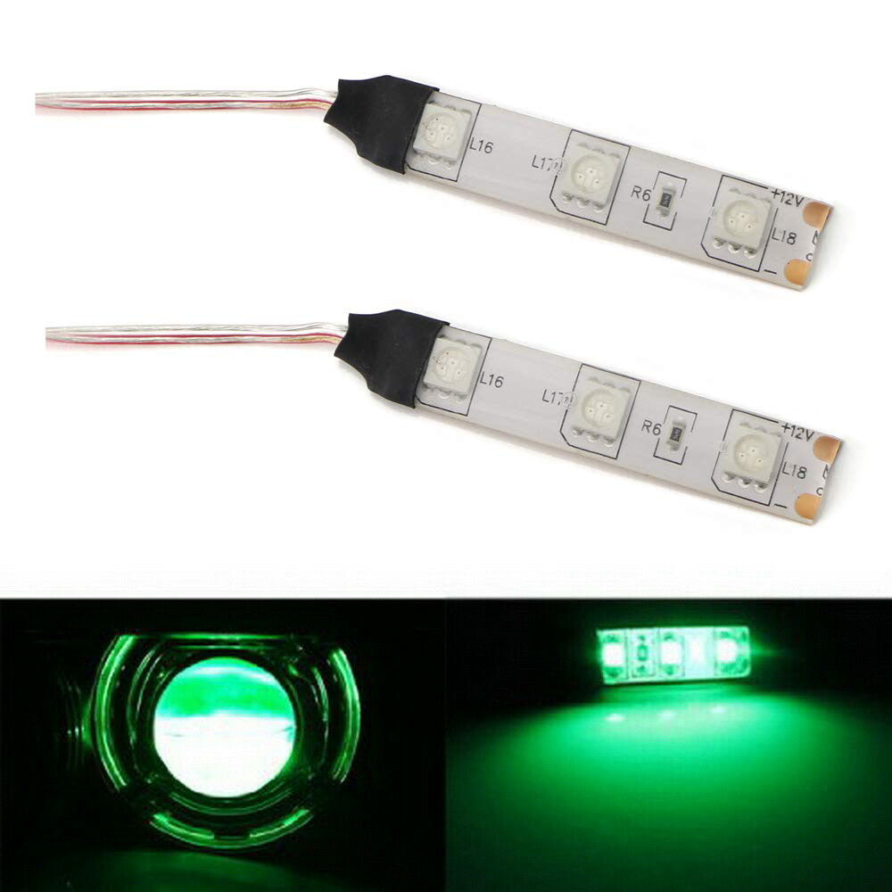 Exotic Green Devil Demon Eye LED Strips Module For Projector Headlights Retrofit