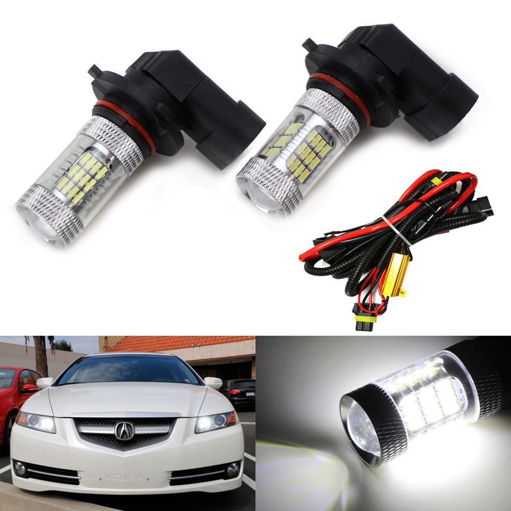 Xenon White 52-SMD 9005 LED High Beam Daytime Running Light For 07 08 Acura TL