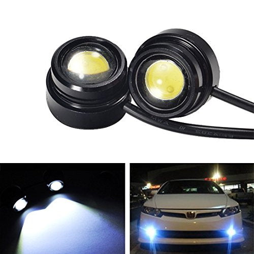 Super Bright Xenon White 2W LED Eagle Eye Lamps For Parking Fog or Backup Lights