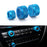 Blue AC Climate Control Radio Volume Knob Ring Covers For 15-17 BMW X3 15-18 X4