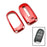 Exact Fit Glossy Sparkling Red Smart Key Fob Shell Cover For Jeep Dodge Chrysler