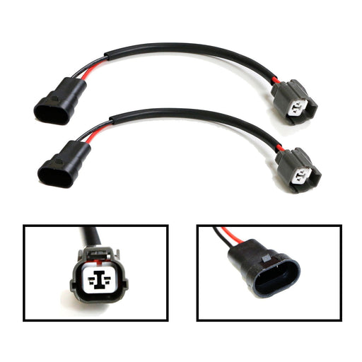 (2) 9005/9006 For Acura Honda Mitsubishi Mazda OEM HID Ballast Power Cord Wires