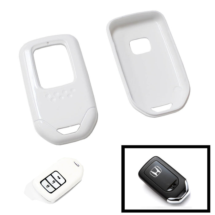 Exact Fit White Remote Key Fob Shell For Honda Accord Crosstour CR-V HR-V FIT